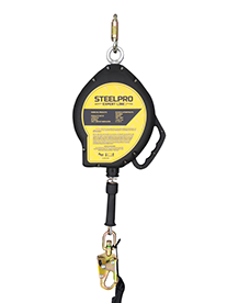 Bloque Autoretractil De 15M (50 ft) En Cable De Acero Steelpro